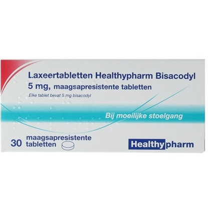 HEALTHYPHARM LAXEERTABLETTEN BISACODYL 5MG 30ST